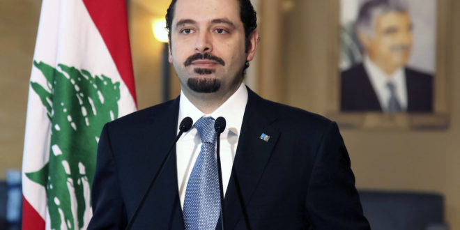 In this photo released by Lebanon's official government photographer Dalati Nohra, Lebanese outgoing Prime Minister Saad Hariri addresses the nation in Beirut, Lebanon, Tuesday, Jan. 25, 2011.  Lebanon's president formally appointed billionaire businessman and former premier Najib Mikati as prime minister-designate Tuesday and asked him to form a new government after two days of polling lawmakers on their choice of prime minister. Mikati defeated U.S.-backed Saad Hariri, who was prime minister from 2009 until the Iran- and Syrian-backed Hezbollah forced his government to collapse two weeks ago. (AP Photo/Dalati Nohra, HO) EDITORIAL USE ONLY, NO SALES