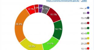 نسبة المصابين بكورونا