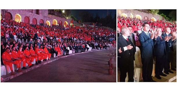مرقص ممثلا الرئيس عون في احتفال الصليب الأحمر