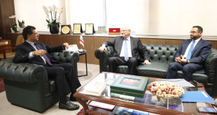 مرقص رئيس تجمع رجال الأعمال اللبنانيين في فرنسا أنطوان منسى