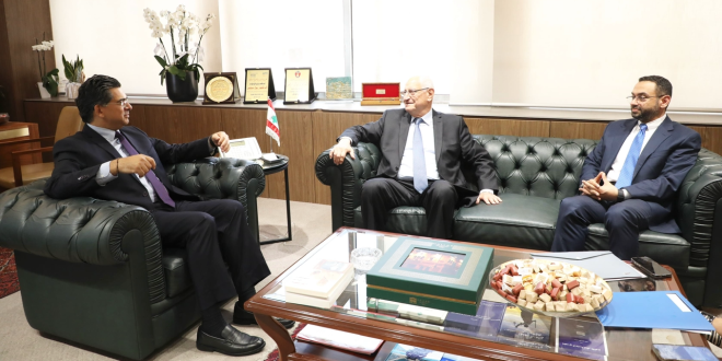 مرقص رئيس تجمع رجال الأعمال اللبنانيين في فرنسا أنطوان منسى