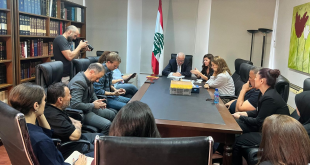 وزير العدل استقبل أهالي الصحافيين الشهداء