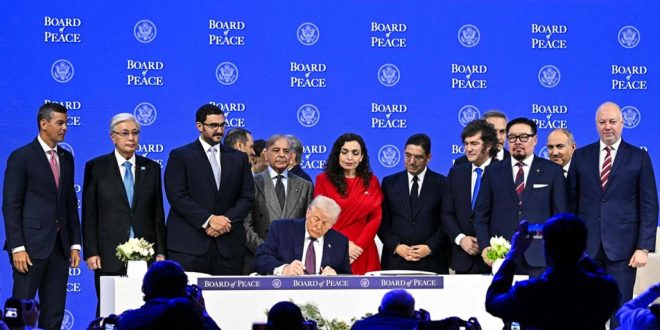 ترمب يطلق مجلس السلام