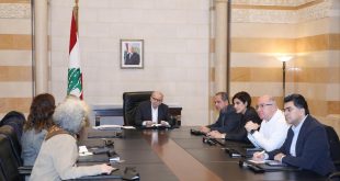 الاجتماع الوزاري في السرايا