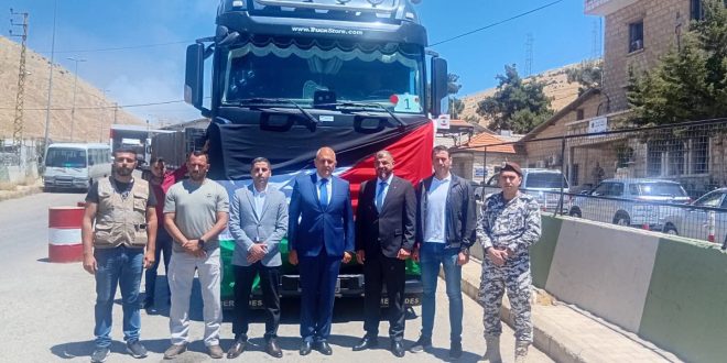 القافلة الاغاثية الاردنية السادسة