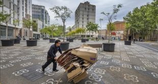 Barcelona  19 de abril de 2017   La superilla del Poblenou  Los vecinos  en contra  Almogavers    Roc Boronat y alrededores   Foto  Ricard Fadrique