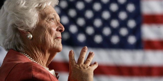 barbara-bush-us-flag