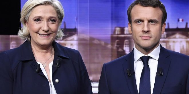 le pen y macron