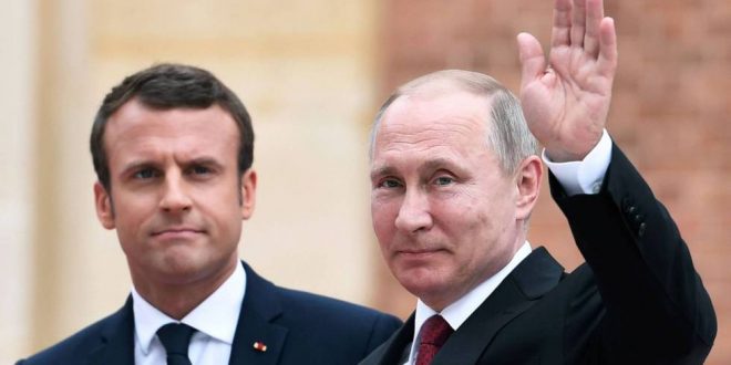 macron y putin