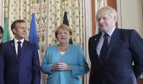 Macron, Merkel et Johnson